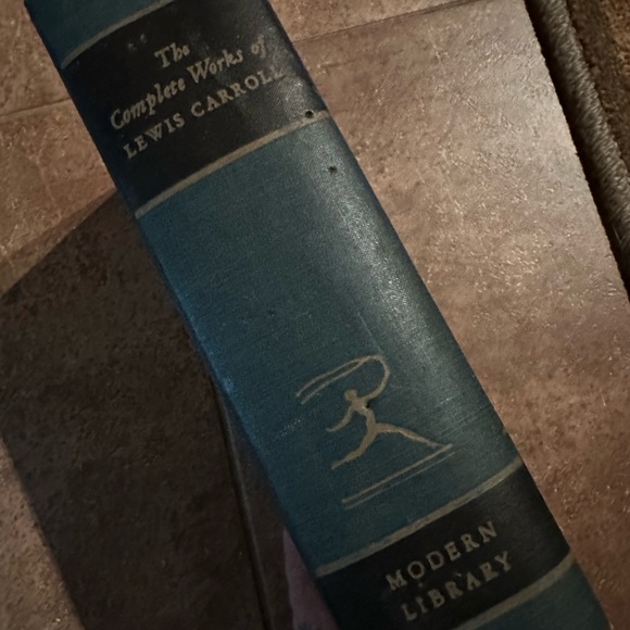 Antique 1936 The Complete Works of Lewis Carroll Sylvie & Bruno Huge Hardcover - Picture 4 of 10